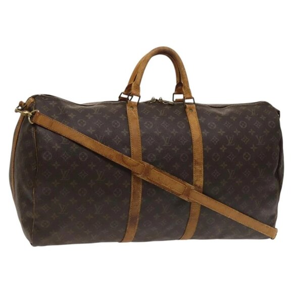 LOUIS VUITTON Monogram Keepall Bandouliere 60 Boston Bag - Picture 1 of 16